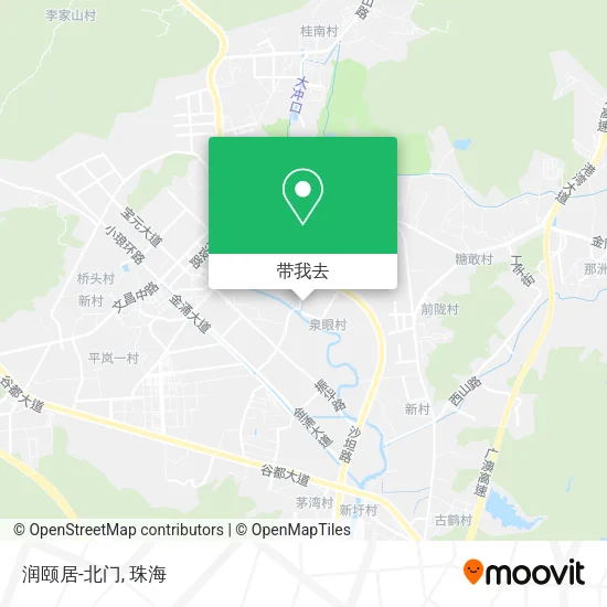 润颐居-北门地图