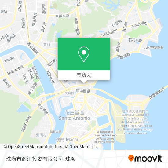 珠海市商汇投资有限公司地图