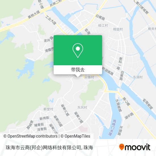 珠海市云商(邦企)网络科技有限公司地图