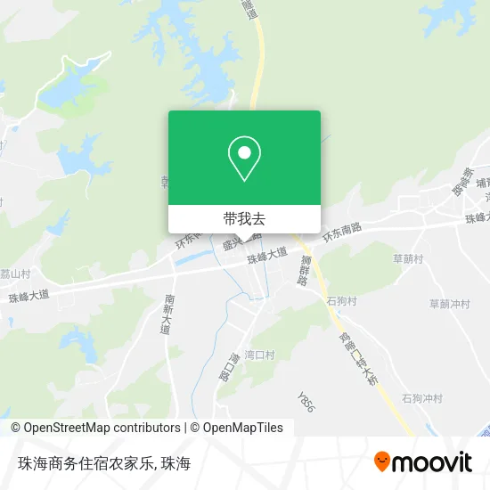 珠海商务住宿农家乐地图