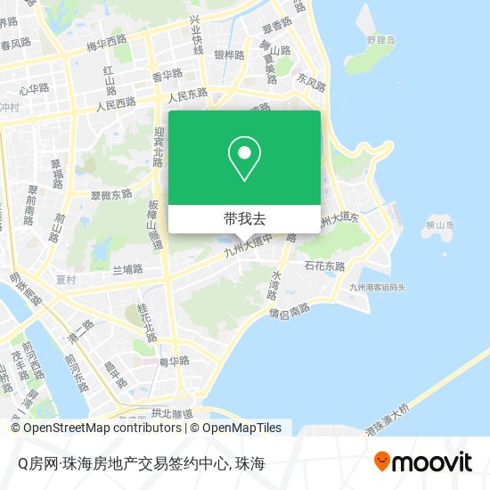 Q房网·珠海房地产交易签约中心地图