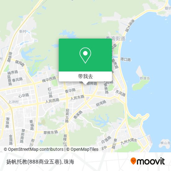 扬帆托教(888商业五巷)地图