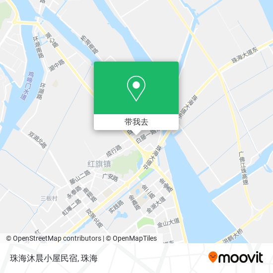 珠海沐晨小屋民宿地图