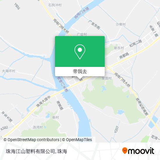 珠海江山塑料有限公司地图