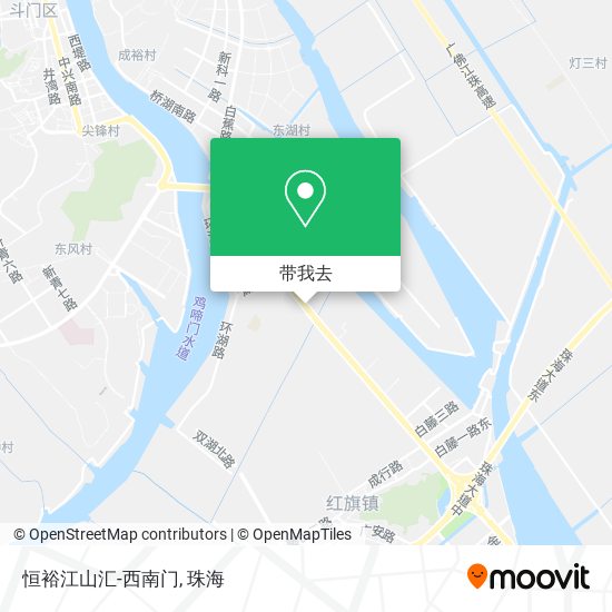 恒裕江山汇-西南门地图
