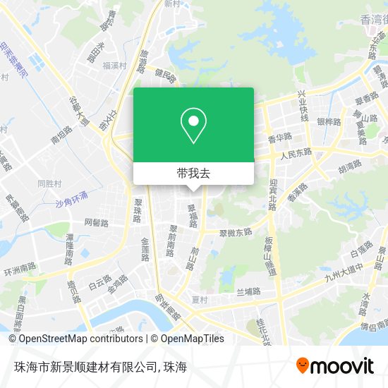 珠海市新景顺建材有限公司地图