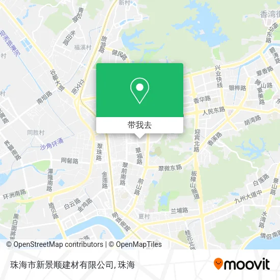 珠海市新景顺建材有限公司地图