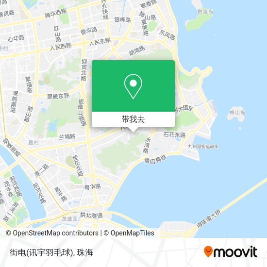 街电(讯宇羽毛球)地图