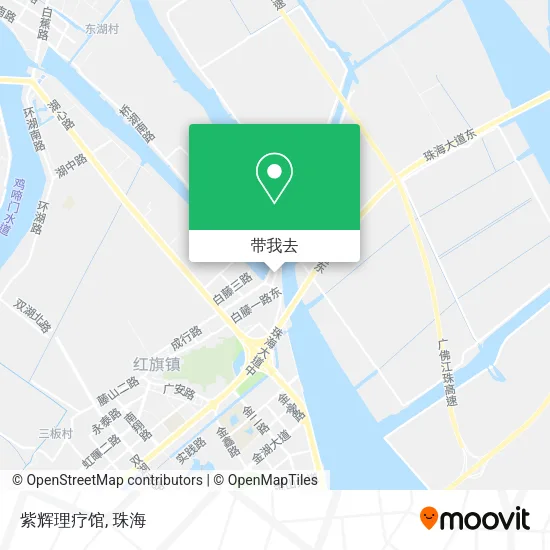 紫辉理疗馆地图