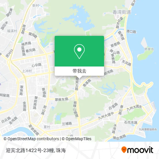 迎宾北路1422号-23幢地图