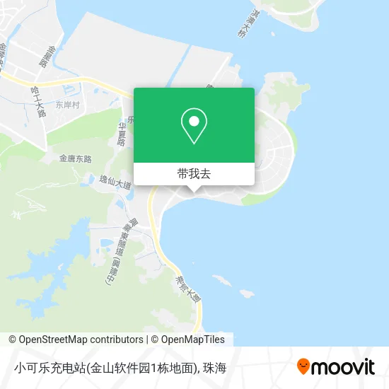 小可乐充电站(金山软件园1栋地面)地图