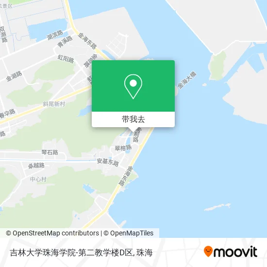 吉林大学珠海学院-第二教学楼D区地图