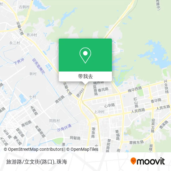 旅游路/立文街(路口)地图