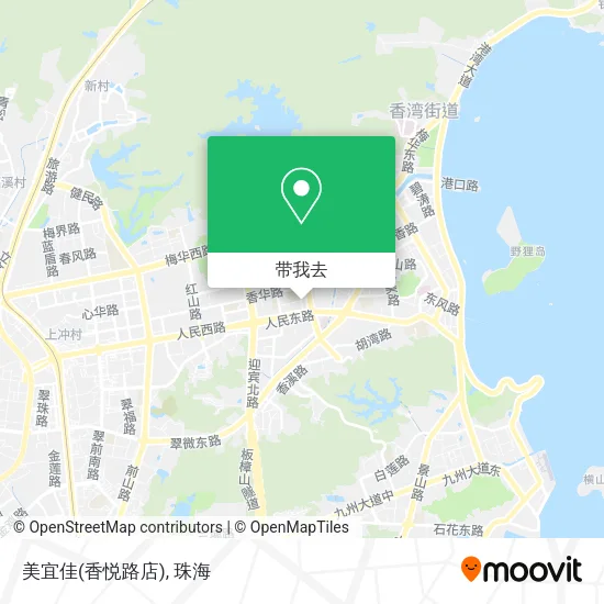 美宜佳(香悦路店)地图