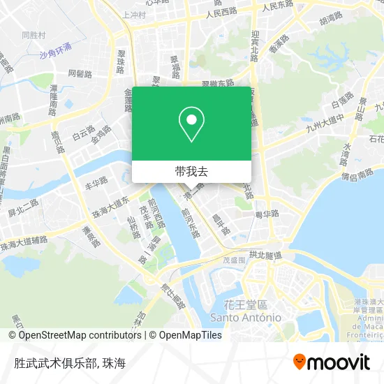胜武武术俱乐部地图