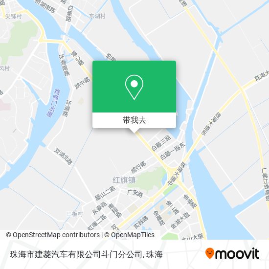 珠海市建菱汽车有限公司斗门分公司地图
