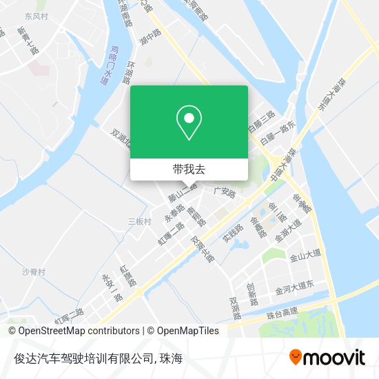 俊达汽车驾驶培训有限公司地图