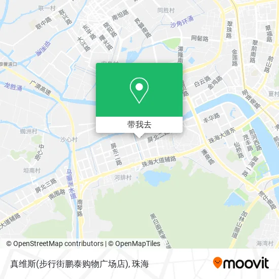 真维斯(步行街鹏泰购物广场店)地图