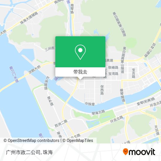 广州市政二公司地图