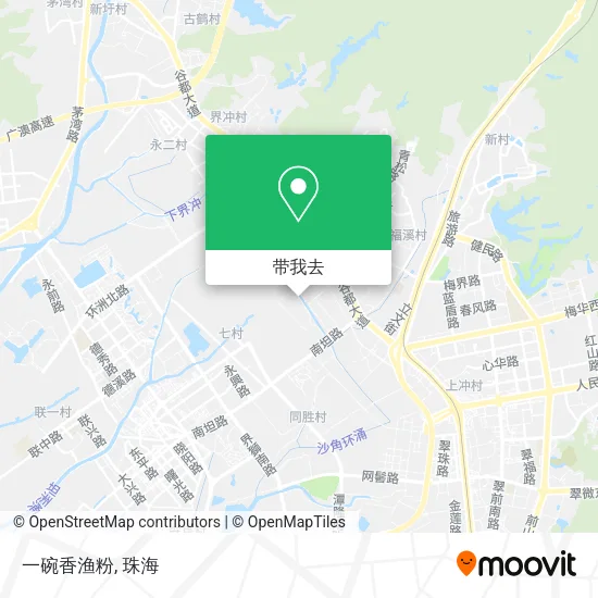 一碗香渔粉地图