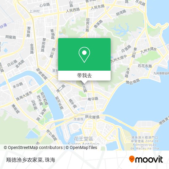 顺德渔乡农家菜地图