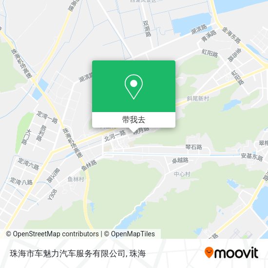 珠海市车魅力汽车服务有限公司地图