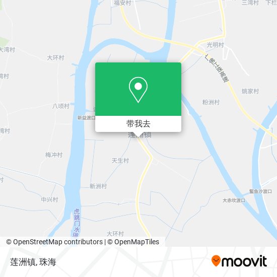 莲洲镇地图