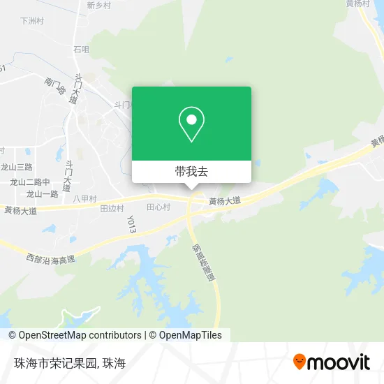 珠海市荣记果园地图