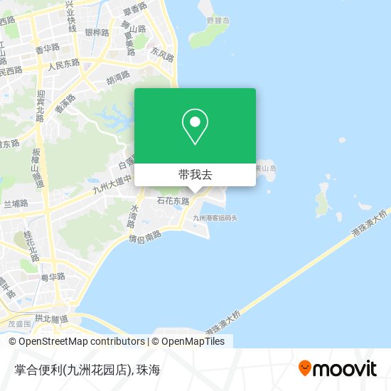 掌合便利(九洲花园店)地图