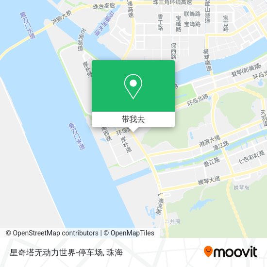 星奇塔无动力世界-停车场地图