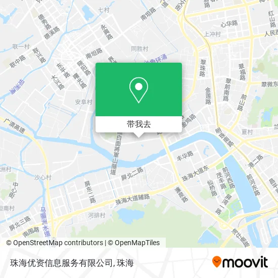 珠海优资信息服务有限公司地图