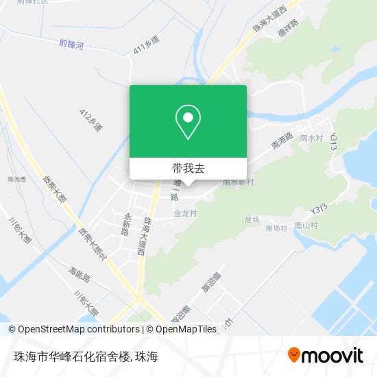 珠海市华峰石化宿舍楼地图
