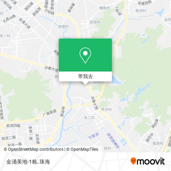金涌美地-1栋地图