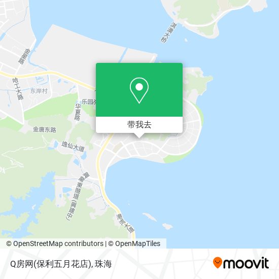 Q房网(保利五月花店)地图