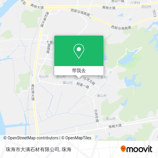 珠海市大满石材有限公司地图