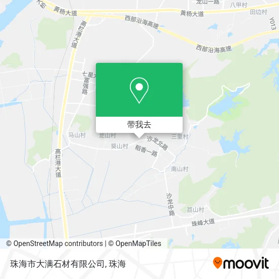 珠海市大满石材有限公司地图