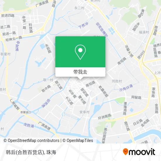 韩后(合胜百货店)地图