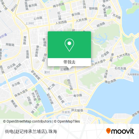 街电(赵记传承兰埔店)地图