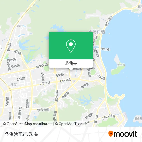 华淇汽配行地图