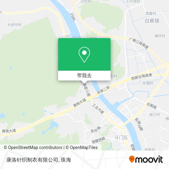 康洛针织制衣有限公司地图