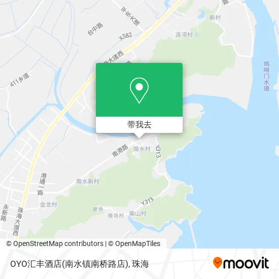 OYO汇丰酒店(南水镇南桥路店)地图