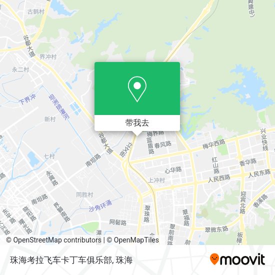 珠海考拉飞车卡丁车俱乐部地图