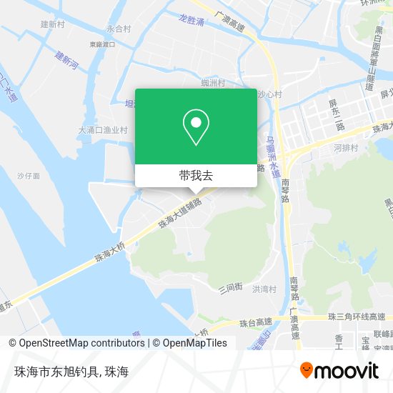 珠海市东旭钓具地图