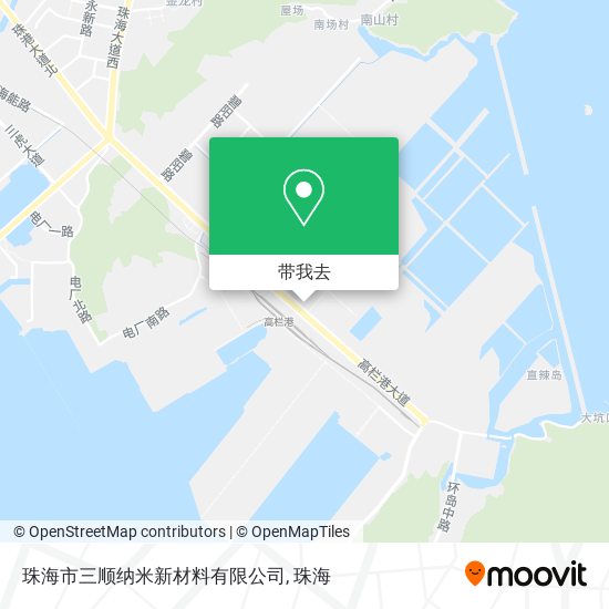 珠海市三顺纳米新材料有限公司地图