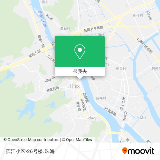 滨江小区-26号楼地图