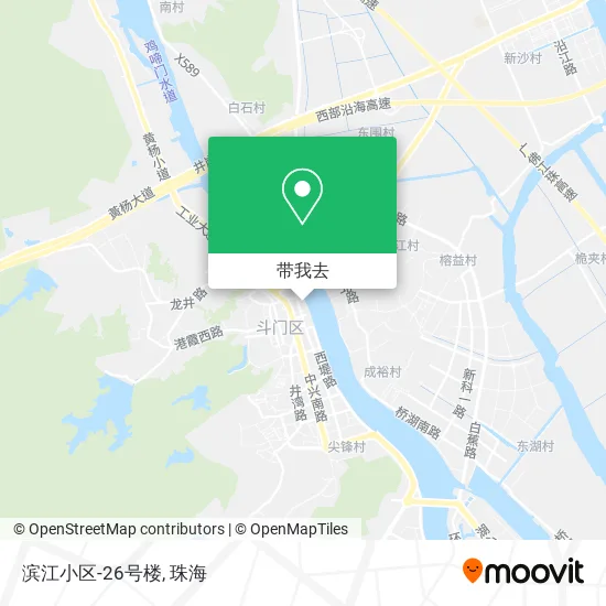 滨江小区-26号楼地图