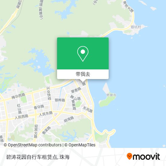 碧涛花园自行车租赁点地图