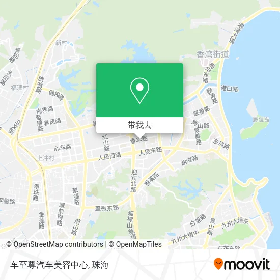 车至尊汽车美容中心地图
