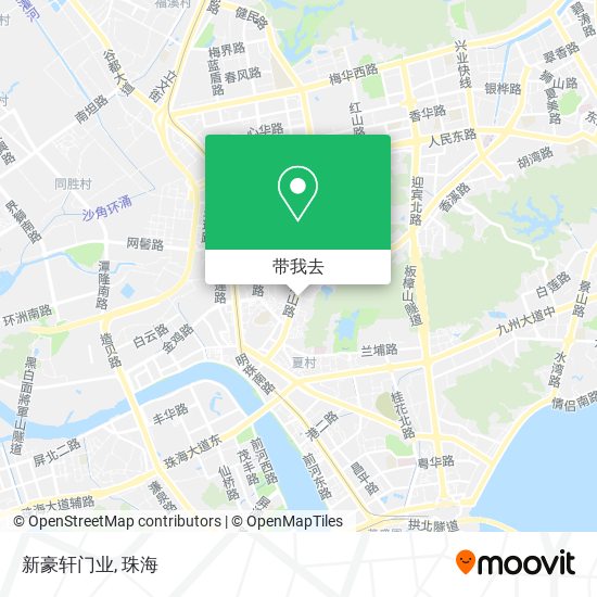 新豪轩门业地图