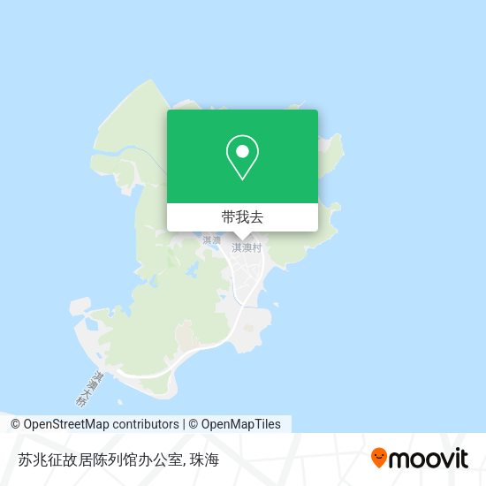 苏兆征故居陈列馆办公室地图
